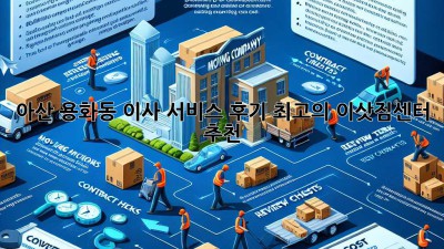 아산 용화동 이사 서비스 후기: 최고의 이삿짐센터 추천!